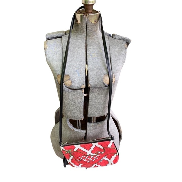 Brighton Love Dove Pouch Bird & Holly Print Purse Crossbody Handbag - Picture 2 of 6